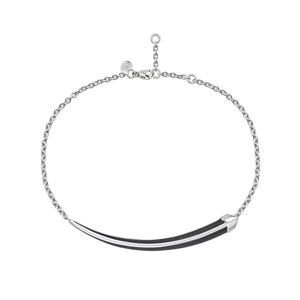 Shaun Leane Silver Black Ceramic Bracelet