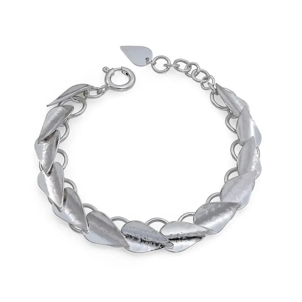Cara Tonkin Komorebi Linked Vine Bracelet Sterling Silver front view
