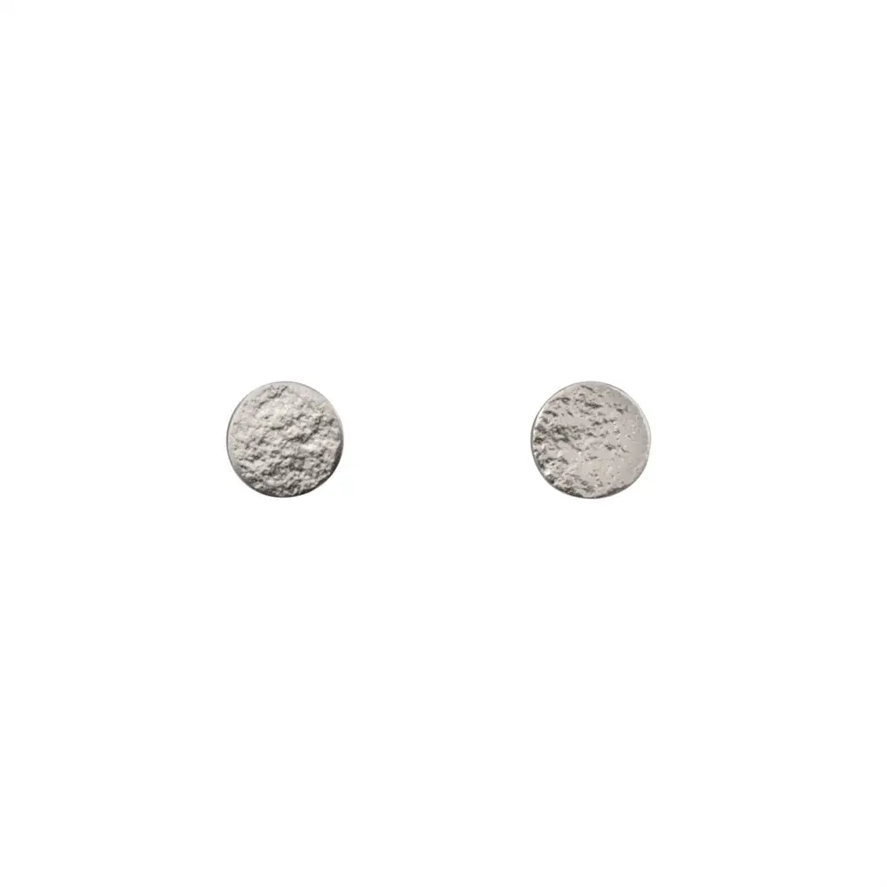 Cara Tonkin Paillette Medium Stud Earrings Sterling Silver