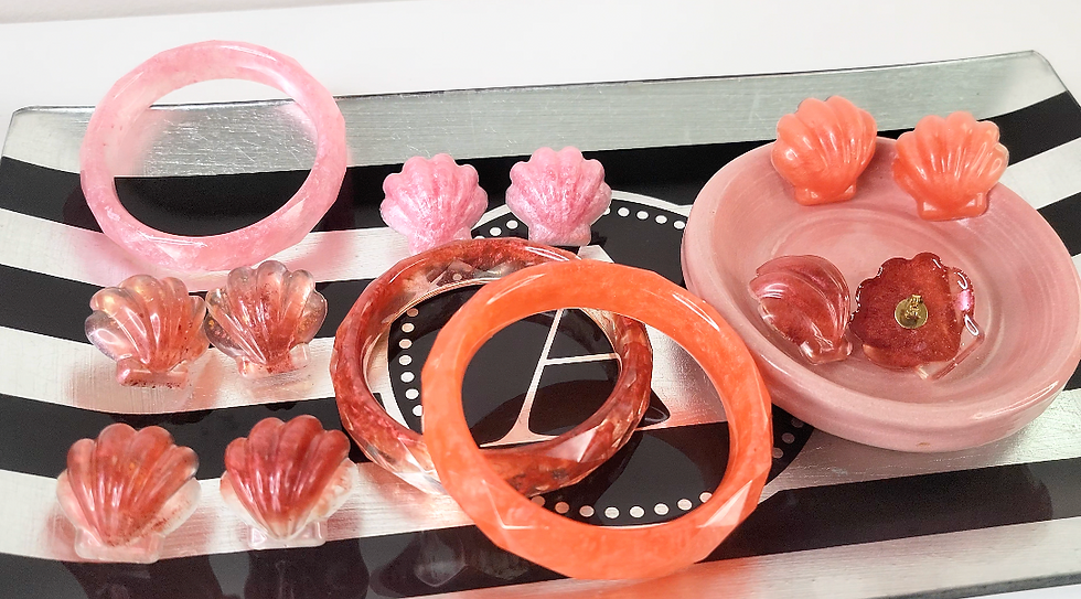 DIY Resin Bracelets and Earrings
