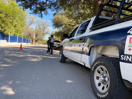 Ayuntamiento de El Fuerte continúa con el operativo Casco Seguro