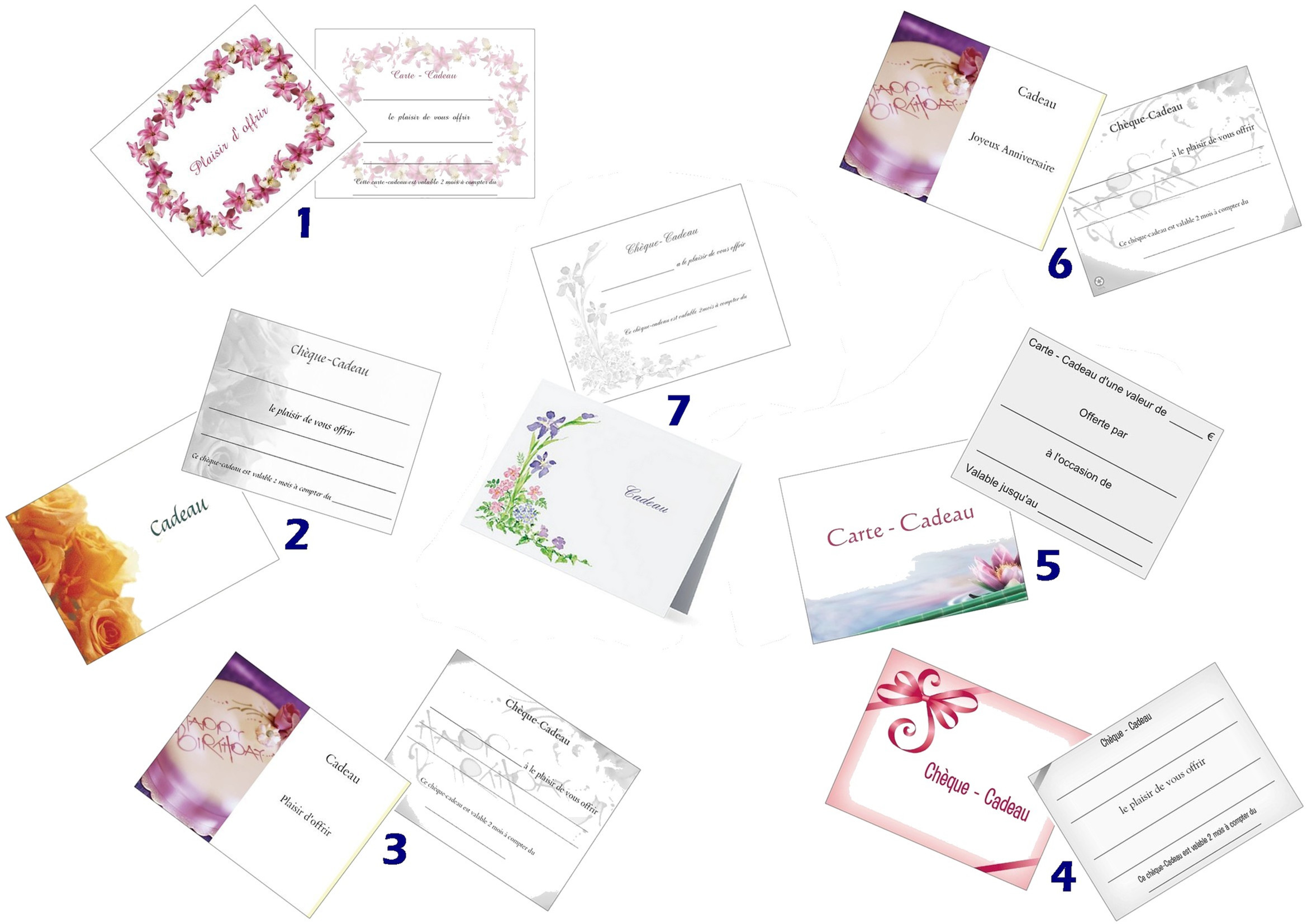 Cartes Cadeaux à Offrir