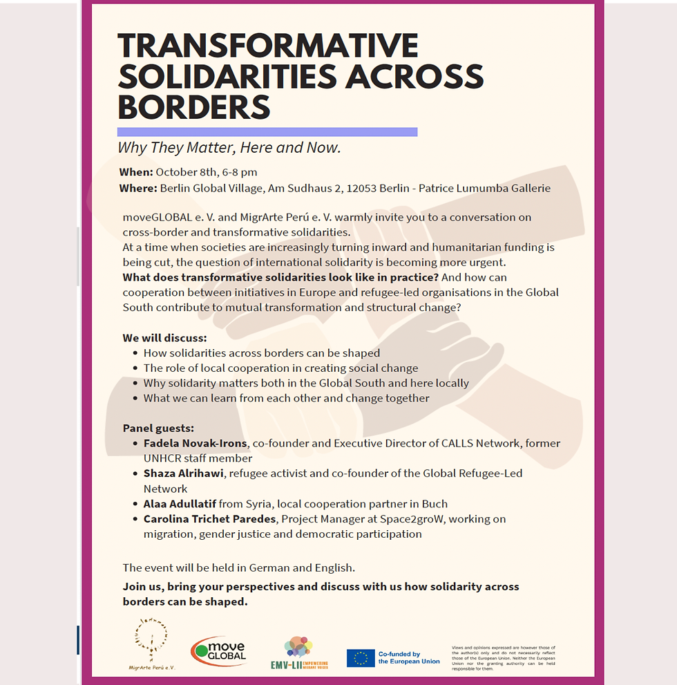 Transformative Solidarities Across Borders