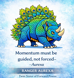 Aurexa’s power lies in initiating movement and sustaining progress. She helps others overcome hesitation, break through stagnation, and turn intention into action. Her momentum is not reckless—it is purposeful, measured, and responsive to reality as it unfolds.