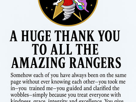 Raised by Rangers — A Thank You Letter