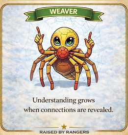 Teaching by revealing connections between ideas, people, and actions
Helping others see patterns they didn’t know were there
Breaking complex concepts into understandable threads
Guiding learning through patience, timing, and clarity
