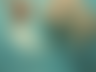 A calm, gentle manatee floats in blue-green water, its face soft and expressive as it looks toward a bright red bird splashing up from the surface beside it. Water droplets rise around the bird in an energetic burst, contrasting the manatee’s stillness. Above and below the scene, black text reads: “Progress is the current… Panic is the splash… Sometimes what looks like stillness is movement. Just deeper. Slower. More deliberate.”