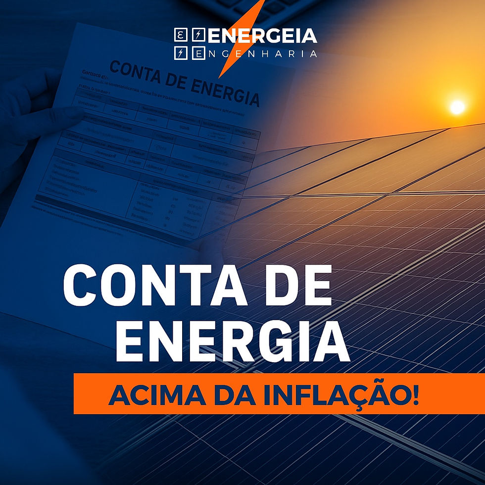 Contas de Energia Disparam Acima da Inflação: Hora de Investir em Energia Solar