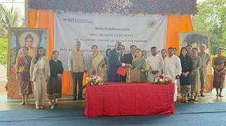 MoU Signing Ceremony Between INTI International University and Sri Sathya Sai School Laos