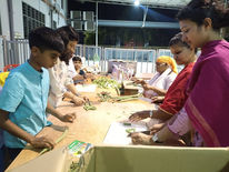 Malaysia, Annadhanam Cooking & Distibution by SSSGC Seremban & Nilai