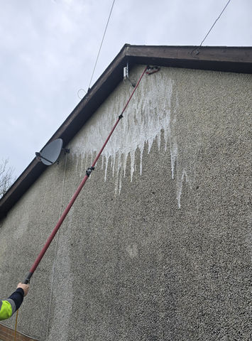 Roof cleaning, Northern Ireland, Co Antrim, Gutters, Gutter Cleaning, Pressure washing, Roof Scraping, Ballymena, Biocide, Ex