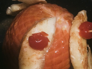 Pineapple + Cherry Glazed Ham