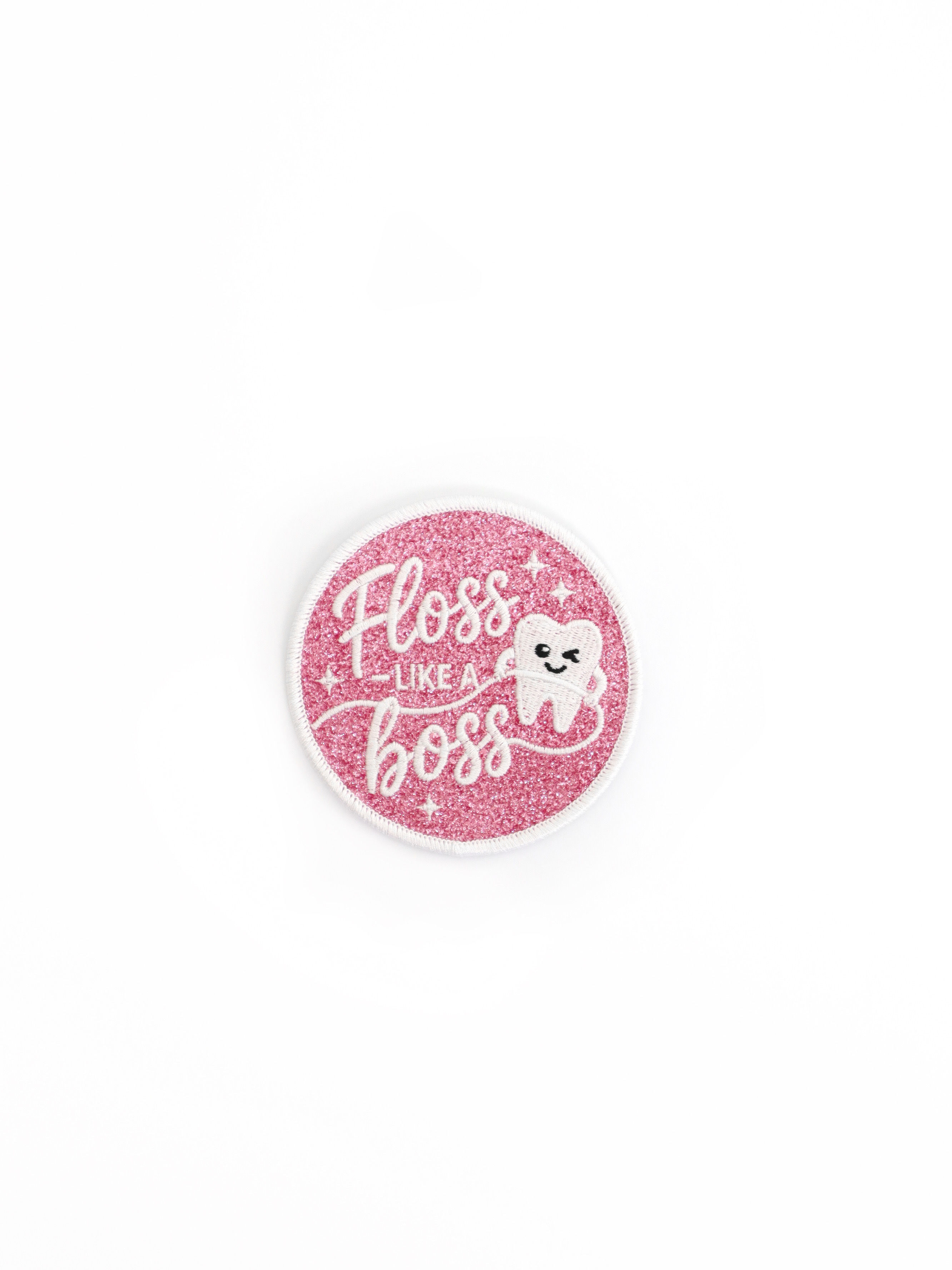 Haalarimerkki- Glitter, floss like a boss