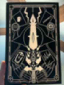 Abaddon Acrylic Engraving