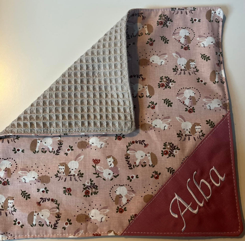 serviette de table enfant personnalisé