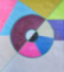 A colorful decorative geometric two dimensional torus