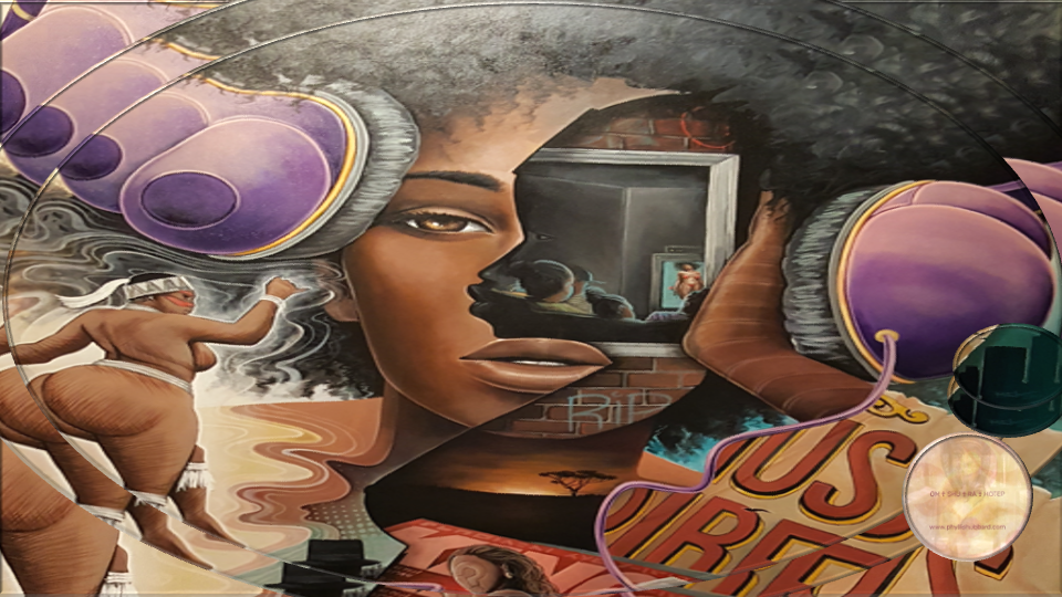 Painting of a Black woman and social programming messages