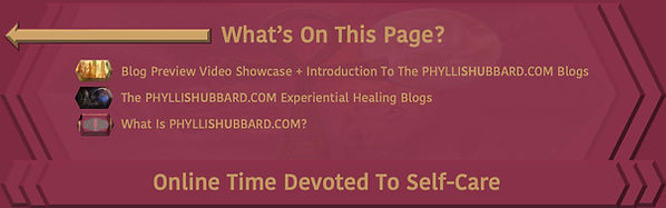 The Blog Page Menu