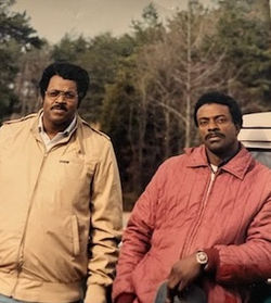 Roy Hubbard with his brother George