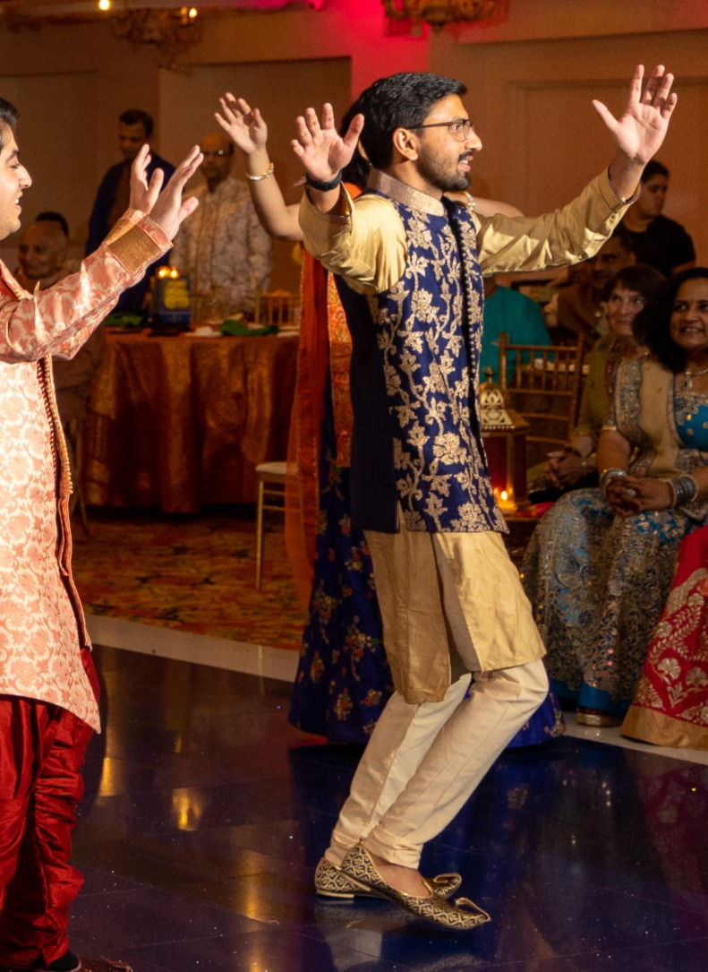 Thumbnail: Royal Blue & Gold Kurta