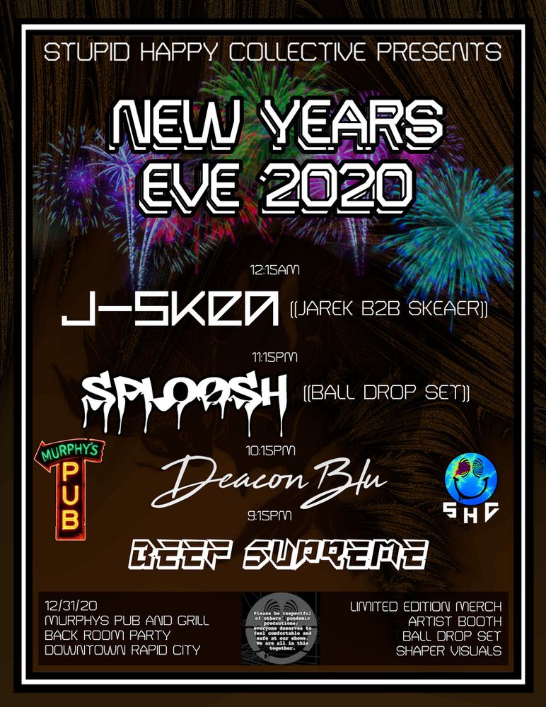 New Years Eve 2020 official lineup!