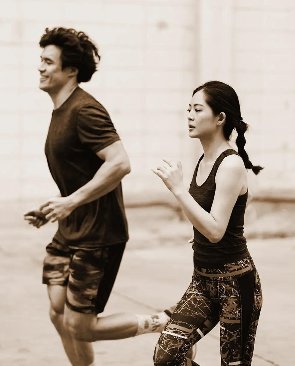 Active adults participating in wellness movement to support mobility, balance, and flexibility
