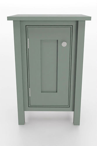 Thumbnail: Hamptons Bedside Table, Single Door