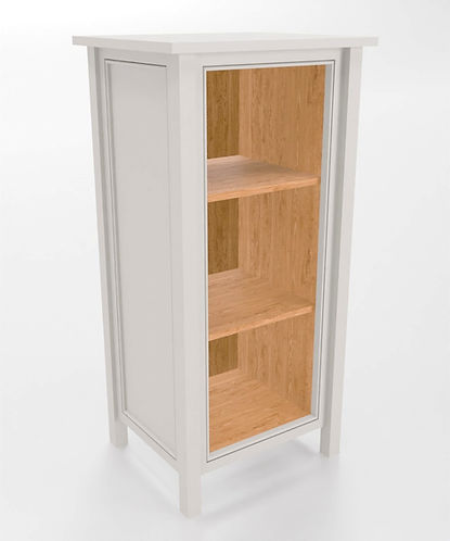 Thumbnail: Hamptons Bookcase, 1200mm Tall