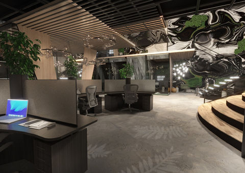 CO WORK DESK AREA