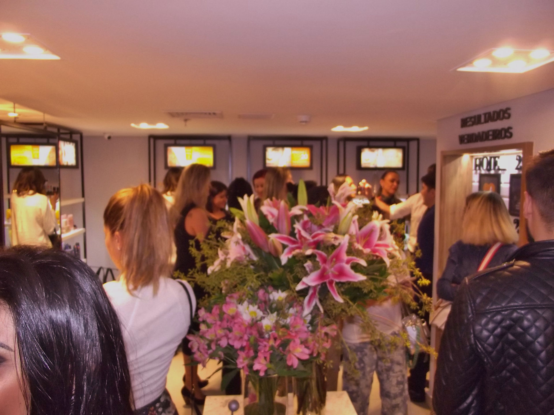 decoração no interior da loja
