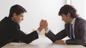 Direct competition in marketing like Pepsi vs Coke