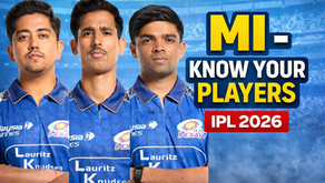IPL 2026: Mumbai Indians - Know Your Players