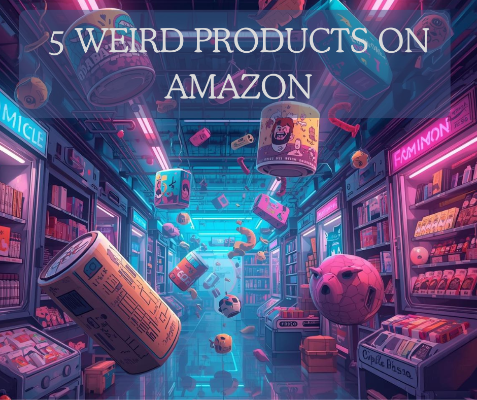 A fun take on the unusual products that Amazon has to offer. We look at 5 weird products on Amazon but the list doesn't end there. 