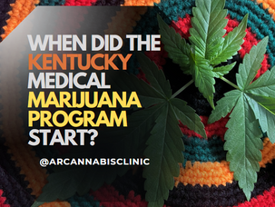 When Did The Kentucky Medical Marijuana Program Start?