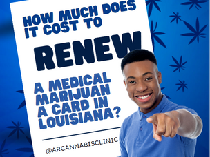 How Much Does it Cost to Renew a Medical Marijuana Card in Louisiana?