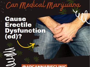 Can Medical Marijuana Cause Erectile Dysfunction (ed)?
