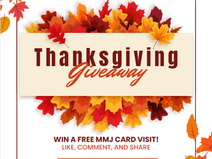 🦃 Gobble Up This Chance: Win a Free MMJ Doctor Visit! 🌿