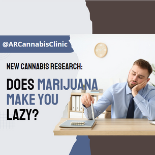 New Cannabis Research: Does Marijuana Make You Lazy?