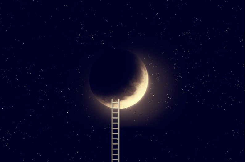 Ladder to the moon.