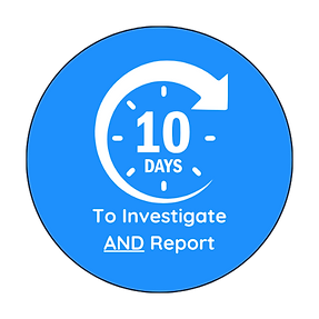 A blue graphic showing you have10 days to act on Awaabs law