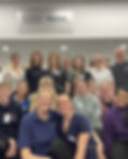 A group of around 30 participants at one of HLP Therapy's scar courses