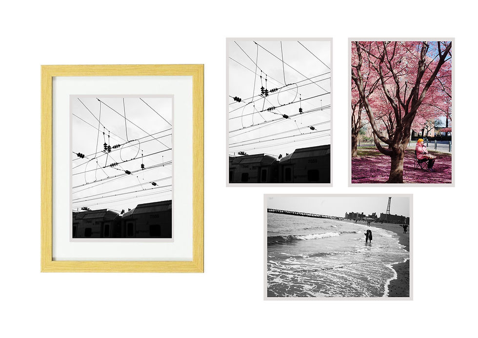 サムネイル： Signed 3 2L size  Prints and Frame Set