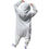 Thumbnail: Polar bear onesie back view