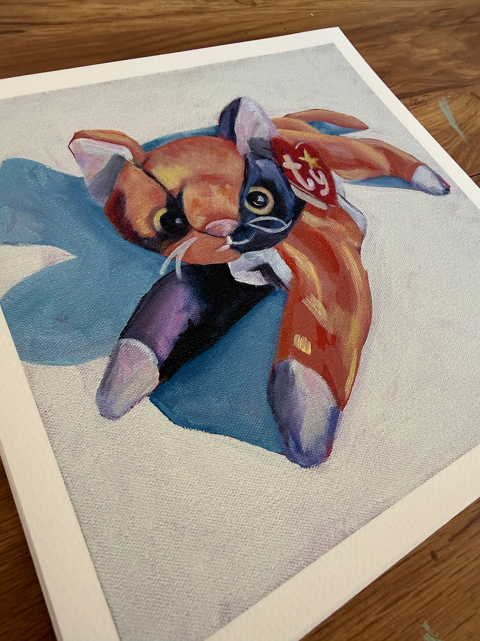 Thumbnail: Chip the Cat Beanie Baby Fine Art Print