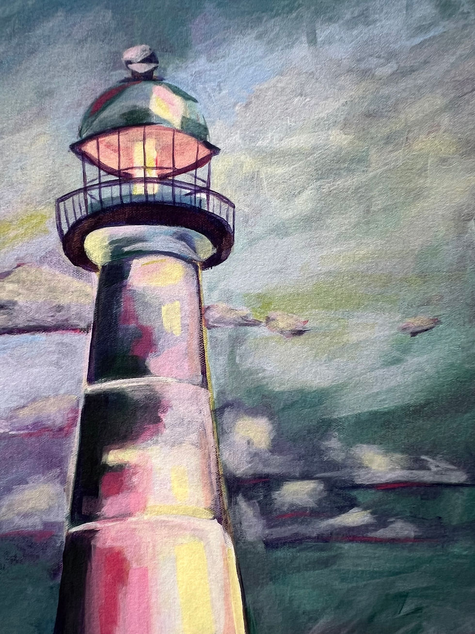Thumbnail: Biloxi's Hot Pink Lighthouse Print