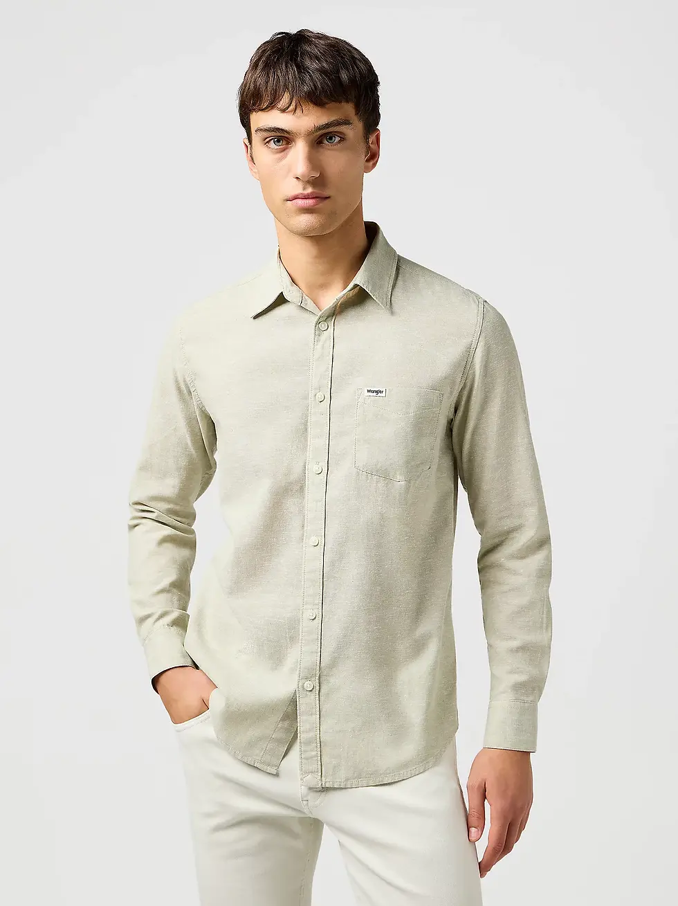 Miniatura: Wrangler - Camicia lino e cotone