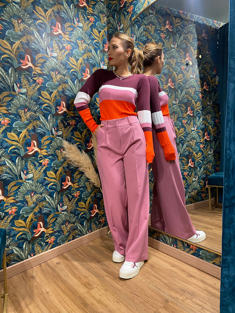 Miniatura: Ichi - Pantalone wide fit