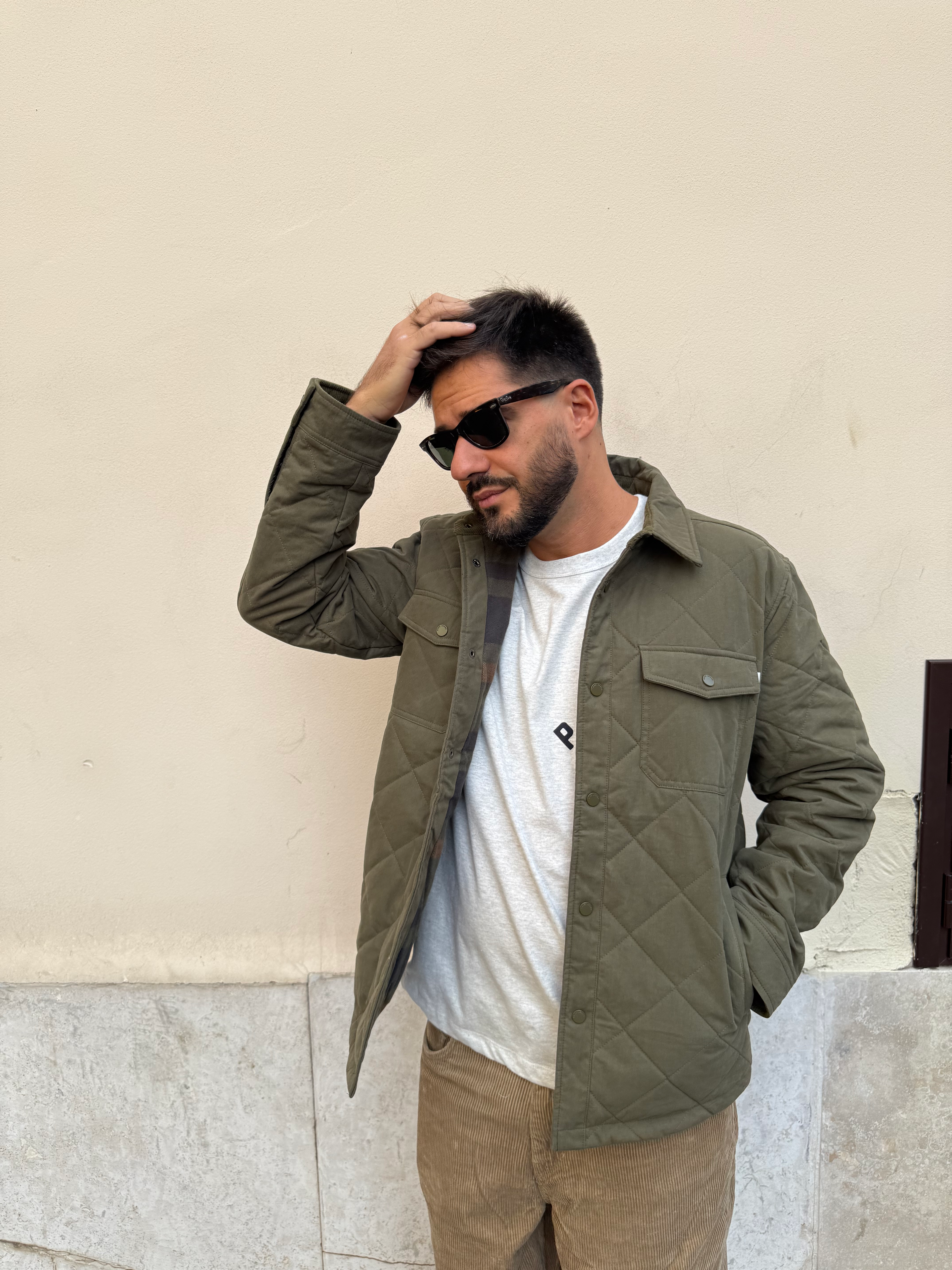 Pepe Jeans - Giacca overshirt trapuntata