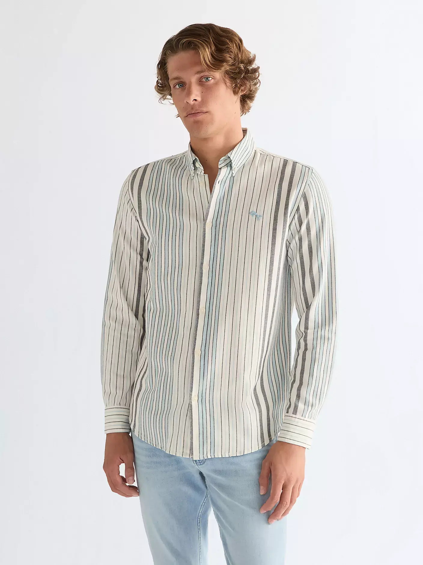 Wrangler - Camicia oxford bacchettata