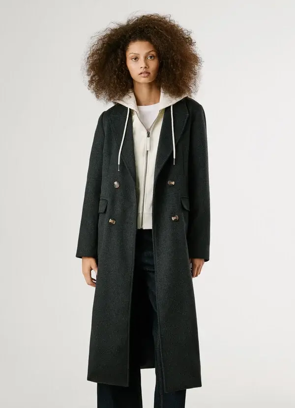 Miniatura: Pepe Jeans - Cappotto lungo in lana